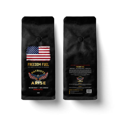 FREEDOM FUEL | Medium Roast | 100% Arabica | Ground Coffee